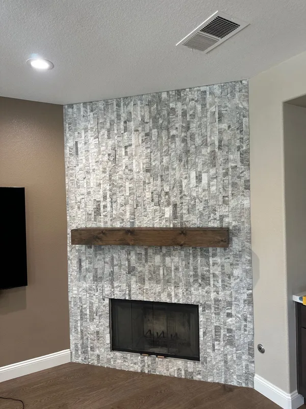 Handcrafted Fireplace Built-Ins